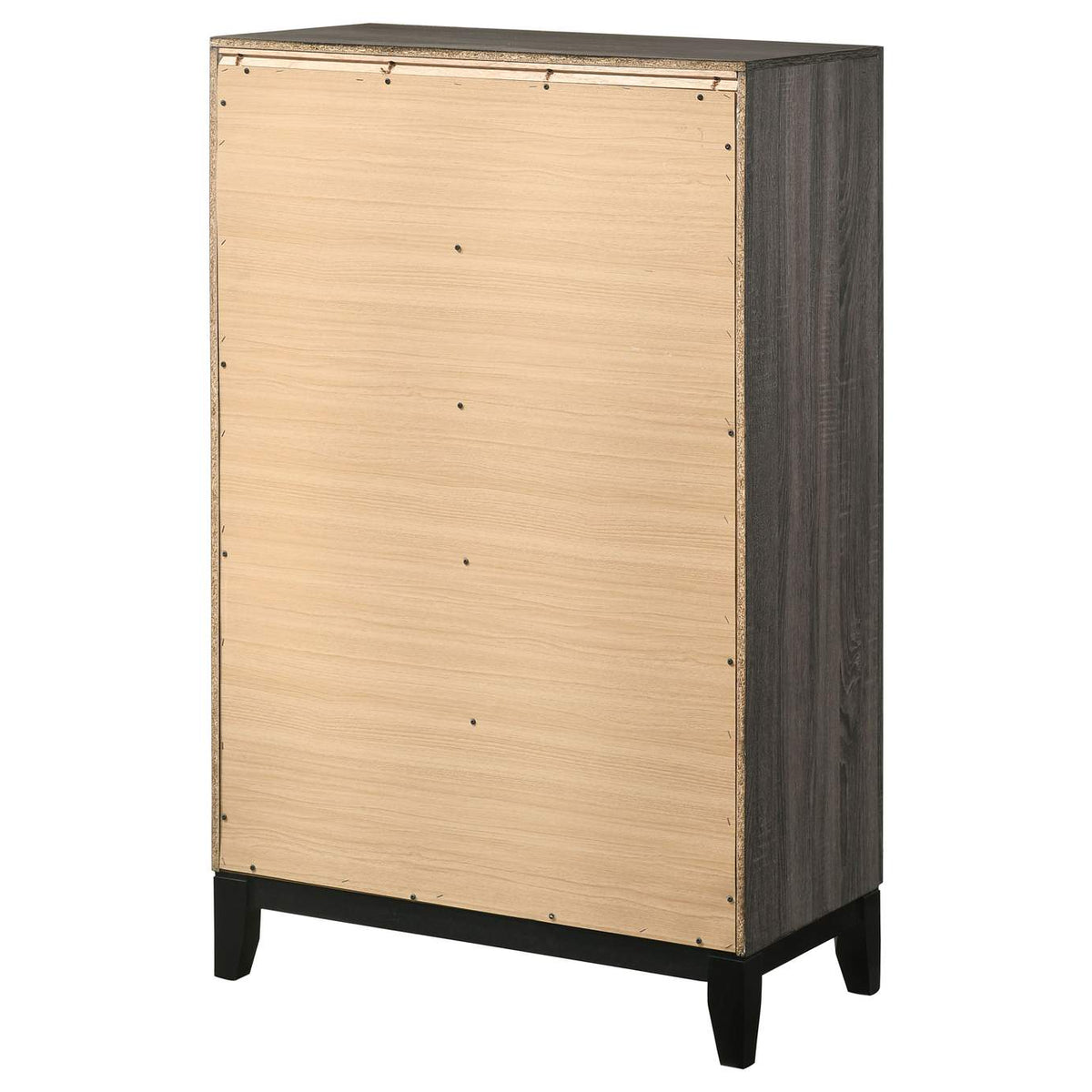 212425 Watson 5-drawer Bedroom Chest Grey Oak