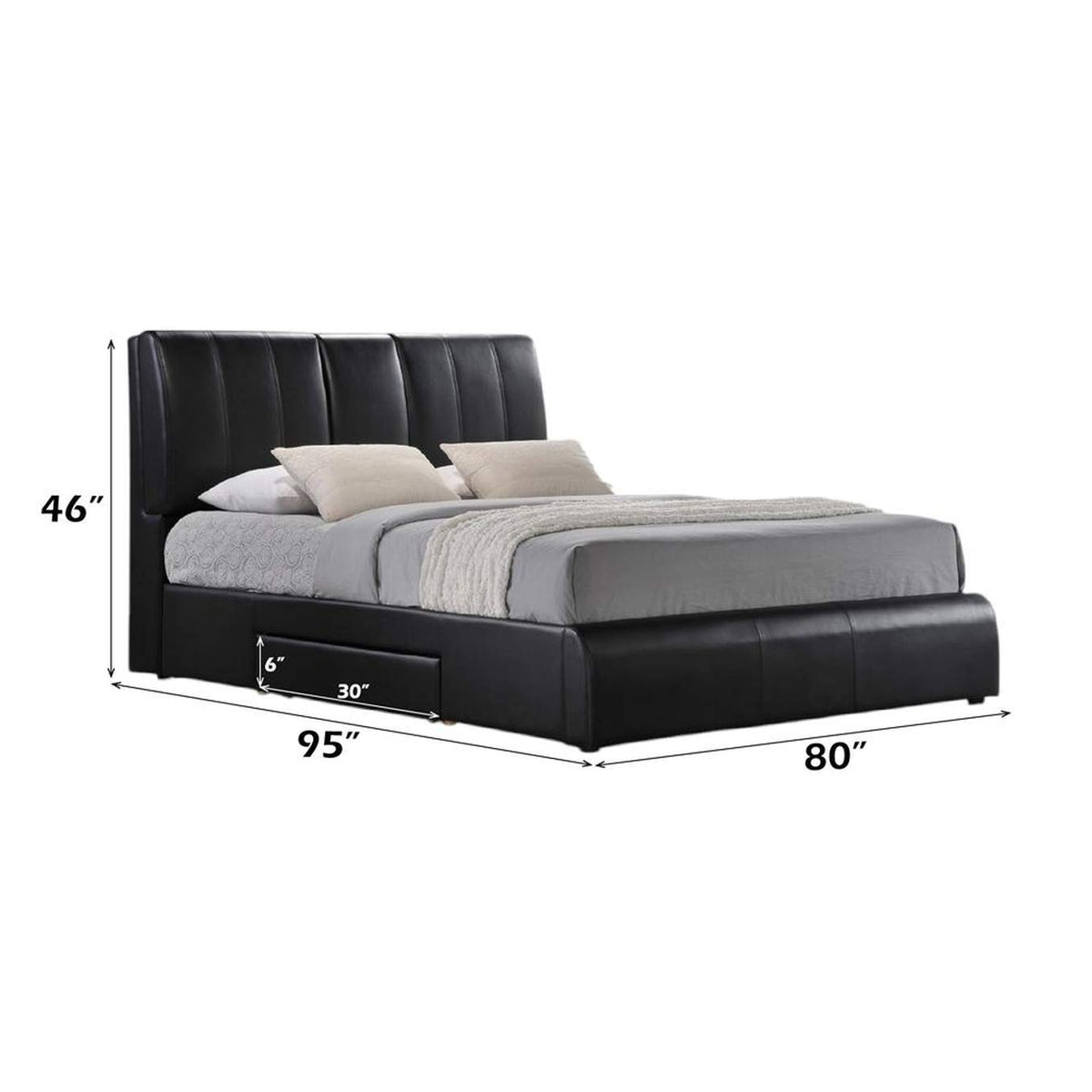 21266EK Kofi Ek Bed with Storage