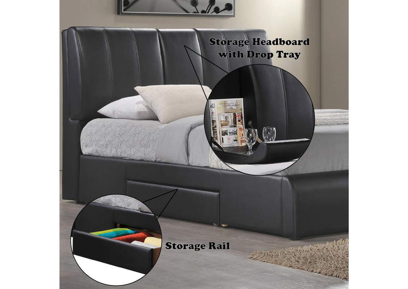 21266EK Kofi Ek Bed with Storage