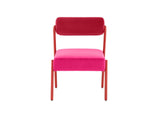 TOV-D68583 Jolene Hot Pink Velvet Dining Chair - Set of 2