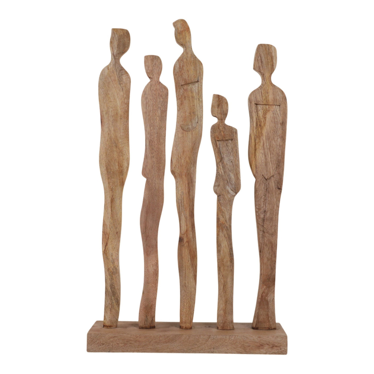 25" x 15" Standing People Sculpture - Natural