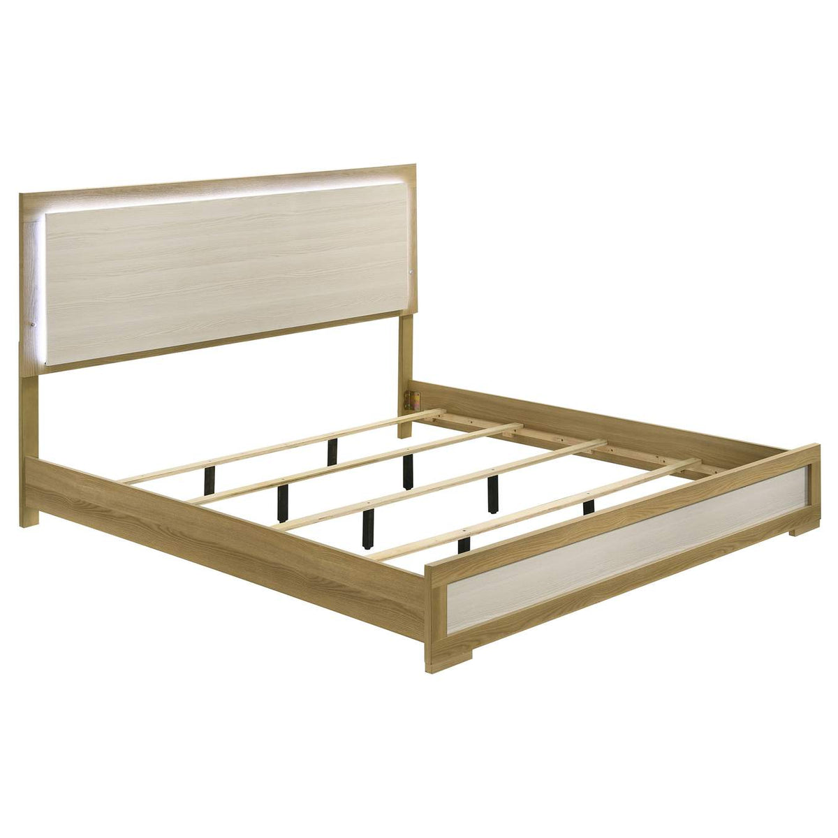 215651KE-S4 Hyland 4-piece Eastern King Bedroom Set Natural
