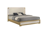 215651KE Hyland Eastern King Panel Bed LED Headboard Natural
