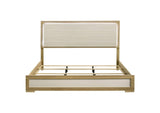 215651KE Hyland Eastern King Panel Bed LED Headboard Natural