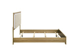 215651KE Hyland Eastern King Panel Bed LED Headboard Natural