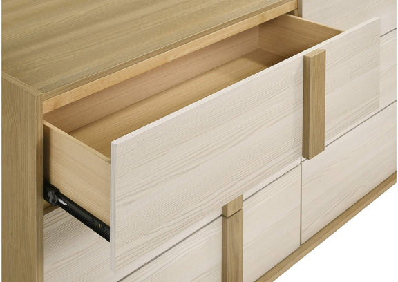 215651Q-S4 Hyland 4-piece Queen Bedroom Set Natural