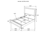 215651Q-S4 Hyland 4-piece Queen Bedroom Set Natural