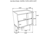 215651Q-S4 Hyland 4-piece Queen Bedroom Set Natural
