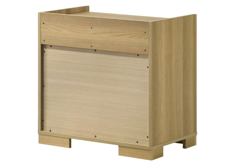215652 Hyland 2-drawer Nightstand Bedside Table Natural