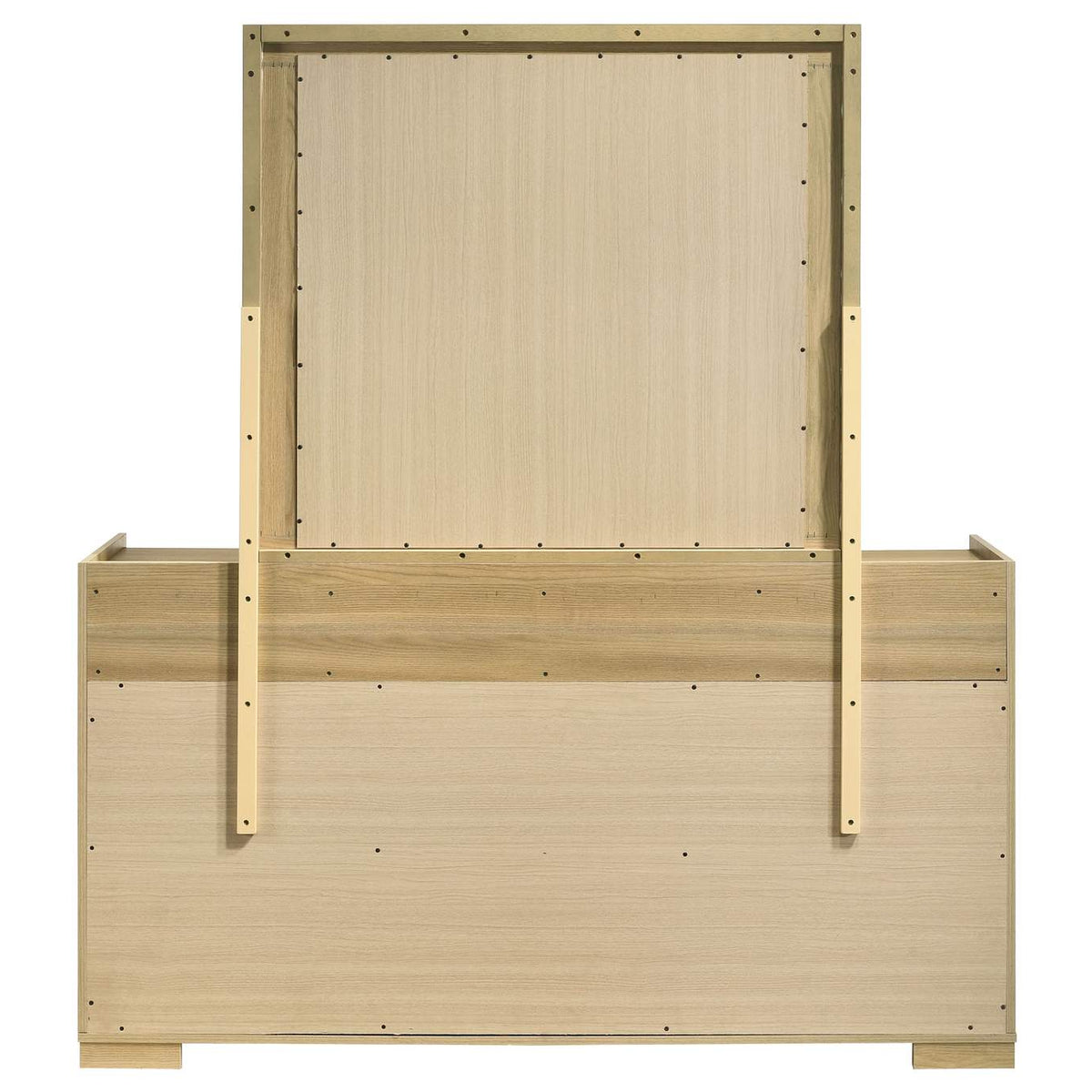 215653M Hyland 6-drawer Dresser with Mirror Natural