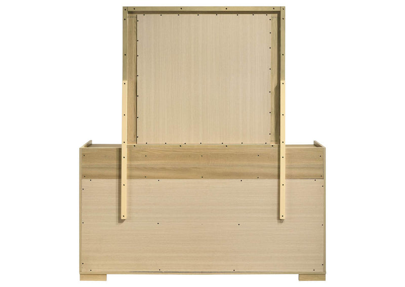215653M Hyland 6-drawer Dresser with Mirror Natural