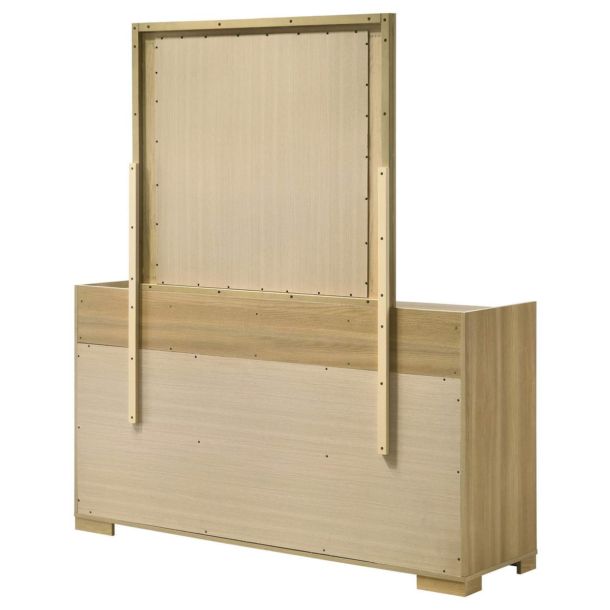 215653M Hyland 6-drawer Dresser with Mirror Natural