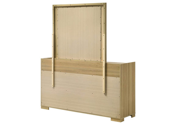 215653M Hyland 6-drawer Dresser with Mirror Natural