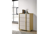 215655 Hyland 4-drawer Chest of Drawers Natural