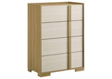 215655 Hyland 4-drawer Chest of Drawers Natural