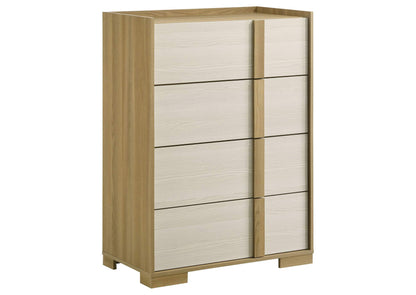 215655 Hyland 4-drawer Chest of Drawers Natural