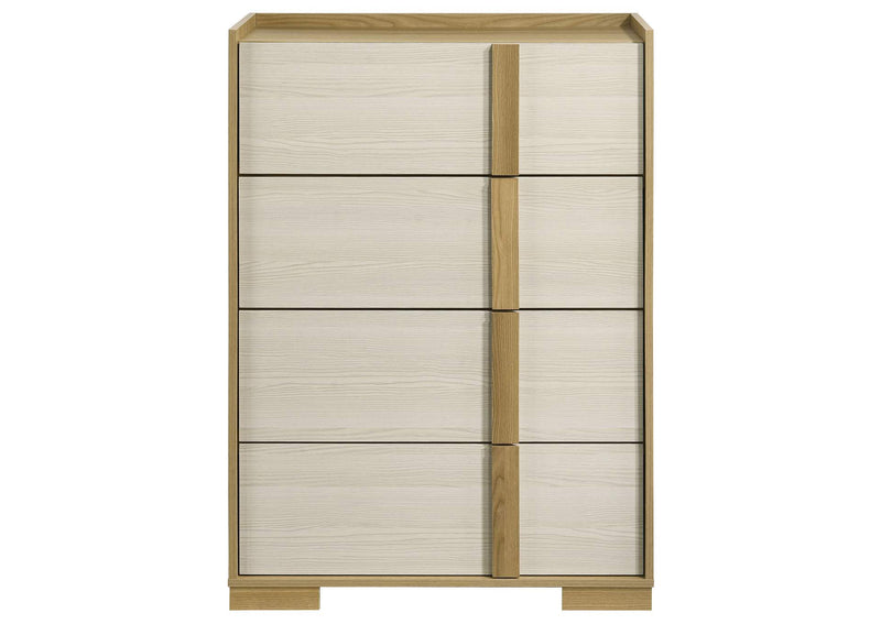 215655 Hyland 4-drawer Chest of Drawers Natural