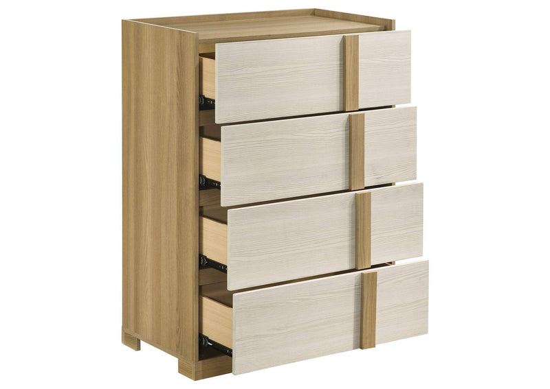 215655 Hyland 4-drawer Chest of Drawers Natural