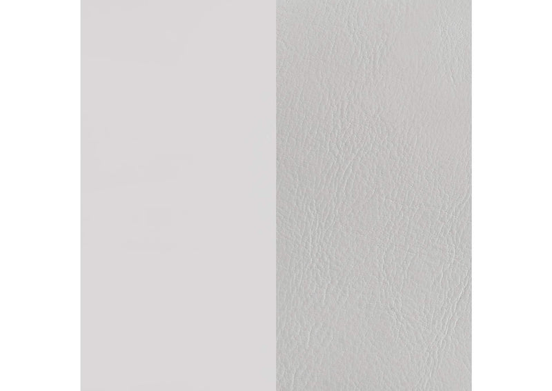 215791KE Cassia Eastern King LED Panel Bed White High Gloss