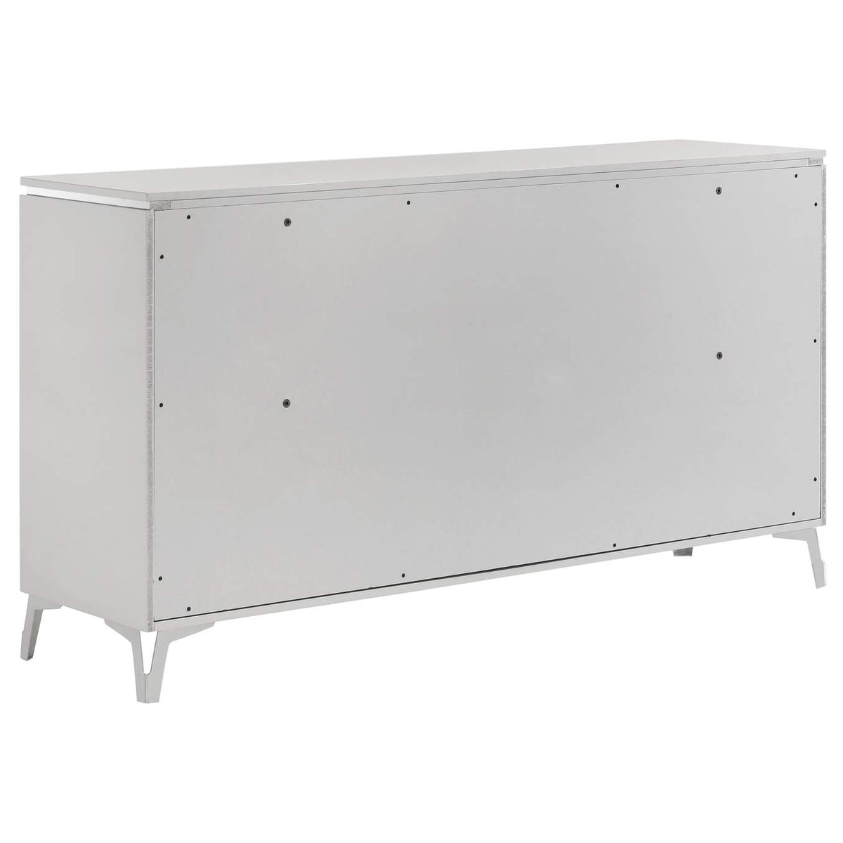 215793 Cassia 6-drawer Bedroom Dresser Cabinet White High Gloss