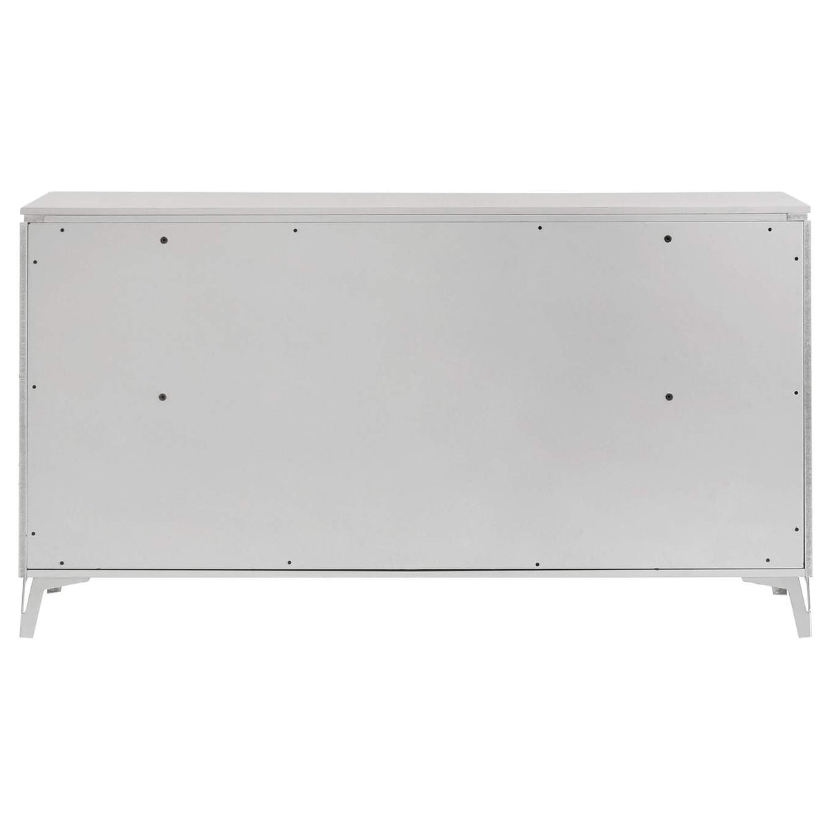 215793 Cassia 6-drawer Bedroom Dresser Cabinet White High Gloss