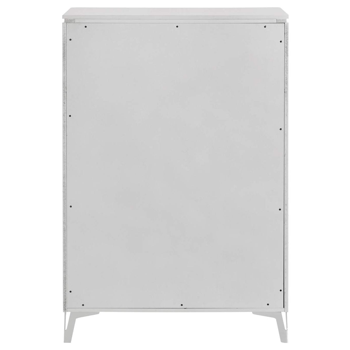 215795 Cassia 5-drawer Bedroom Chest of Drawers White High Gloss