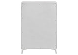 215795 Cassia 5-drawer Bedroom Chest of Drawers White High Gloss