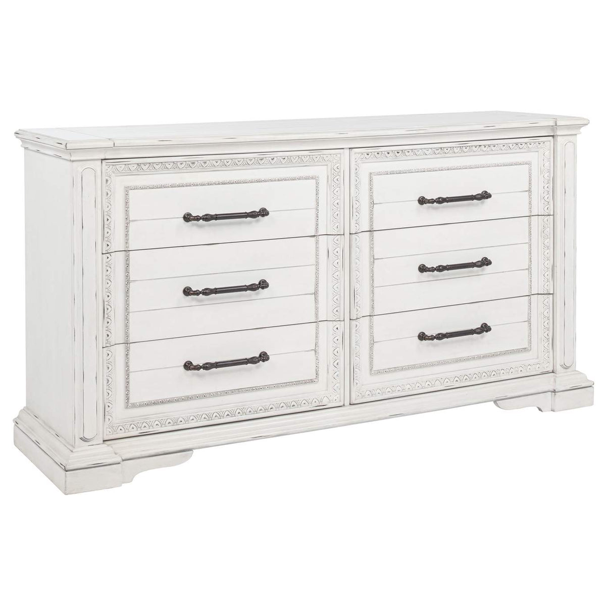 215871KW-S5 McKinney 5-piece California King Bedroom Set Vintage White