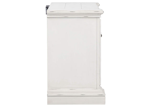215872 McKinney 2-drawer Nightstand with Dual USB Vintage White