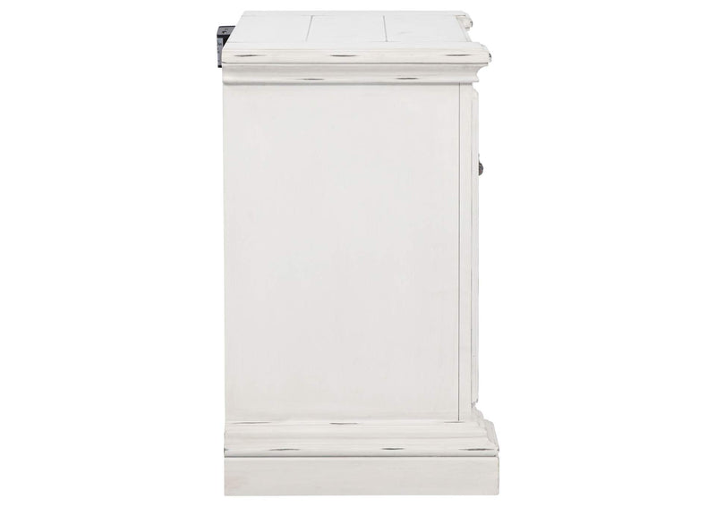 215872 McKinney 2-drawer Nightstand with Dual USB Vintage White