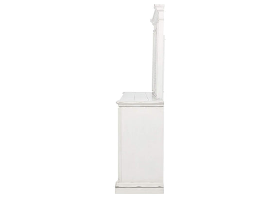 215873M McKinney 6-drawer Bedroom Dresser with Mirror Vintage White