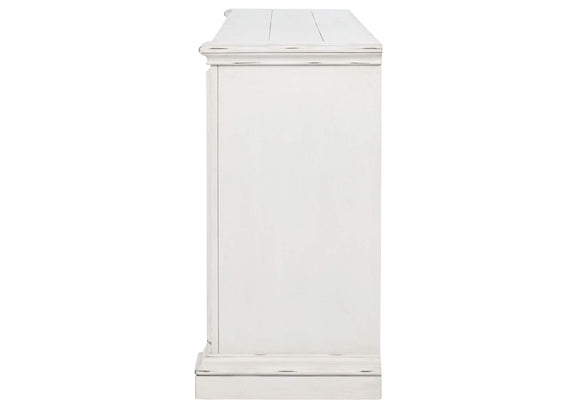 215873 McKinney 6-drawer Bedroom Dresser Cabinet Vintage White