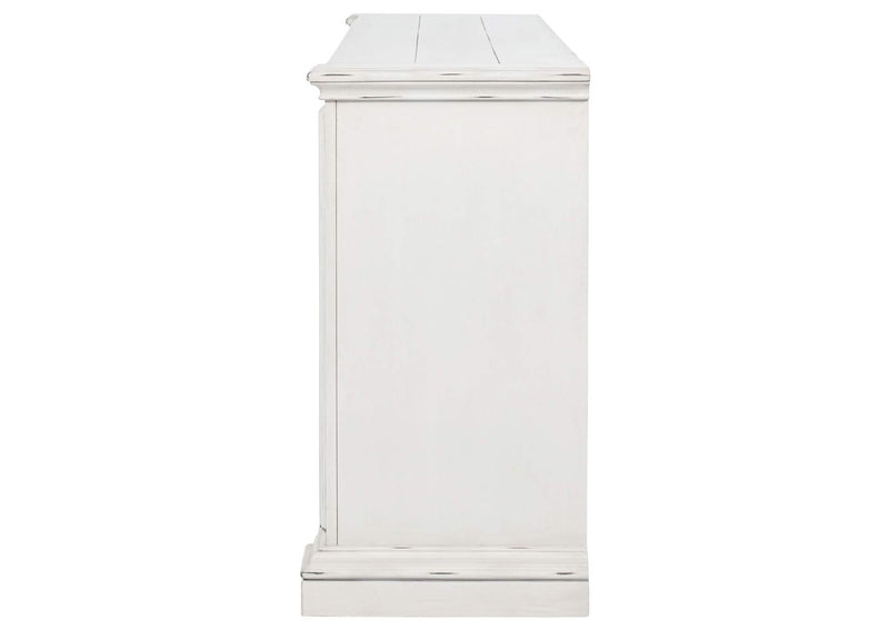 215873 McKinney 6-drawer Bedroom Dresser Cabinet Vintage White