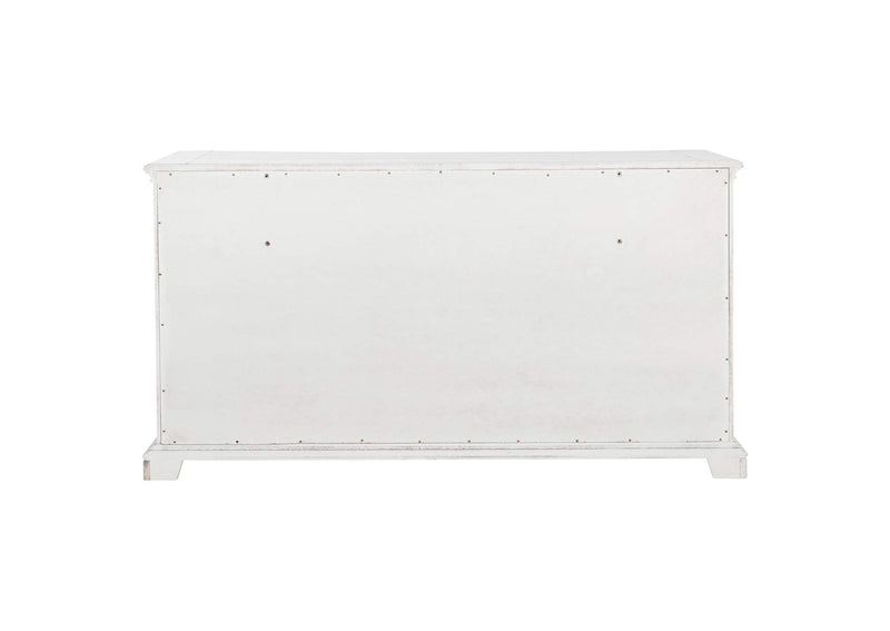 215873 McKinney 6-drawer Bedroom Dresser Cabinet Vintage White