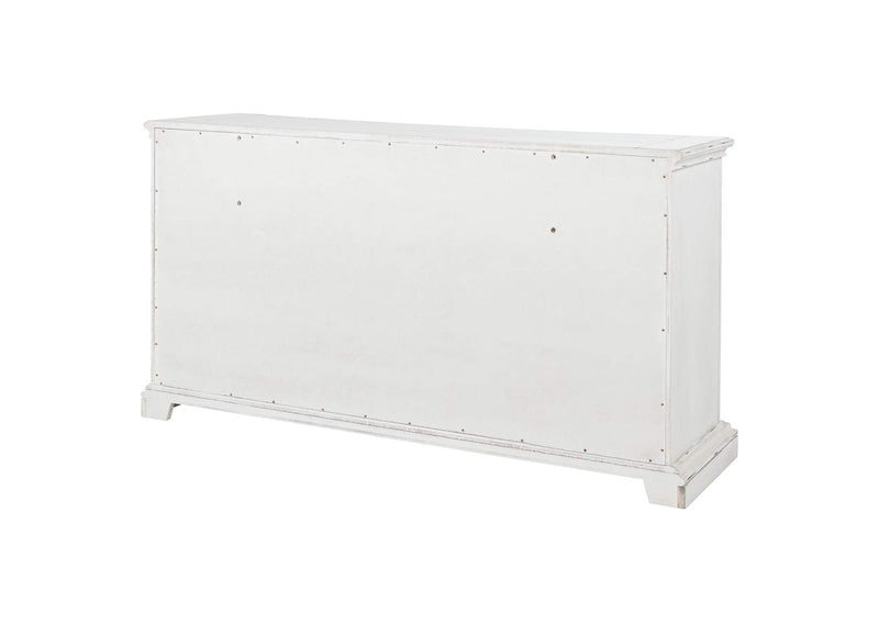 215873 McKinney 6-drawer Bedroom Dresser Cabinet Vintage White