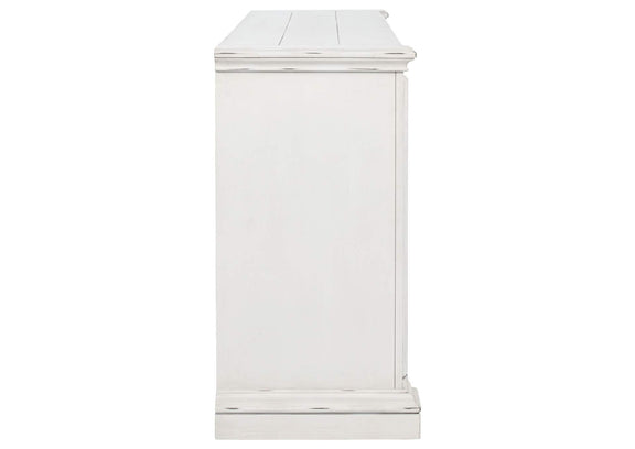 215873 McKinney 6-drawer Bedroom Dresser Cabinet Vintage White