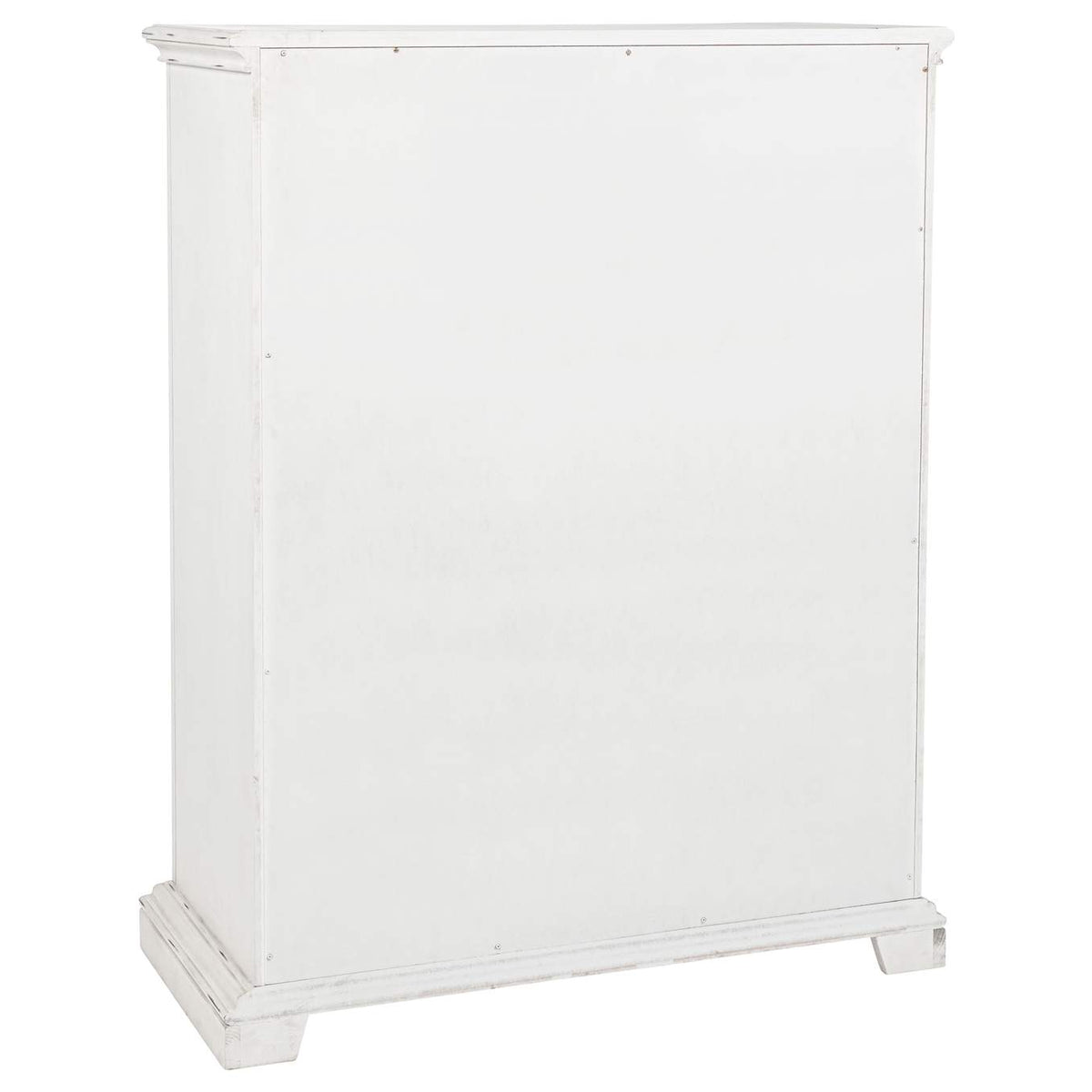 215875 McKinney 5-drawer Bedroom Chest of Drawers Vintage White