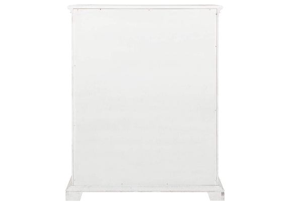 215875 McKinney 5-drawer Bedroom Chest of Drawers Vintage White