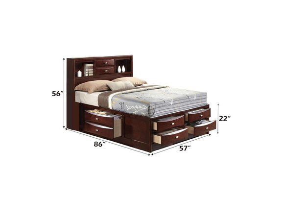 21590F Ireland Full Bed with Storage