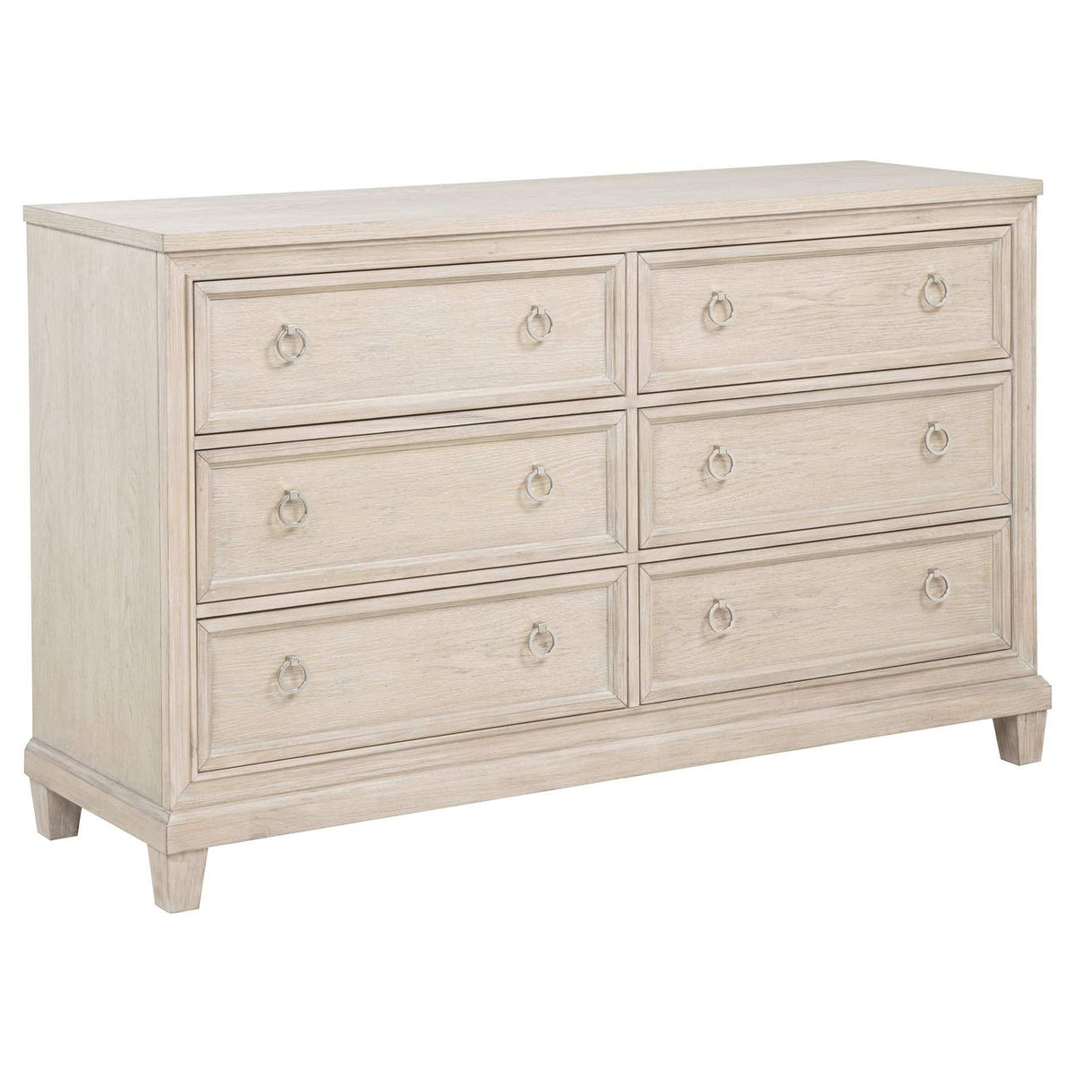 215921KE-S4 Pembroke 4-piece Eastern King Bedroom Set Washed Oak