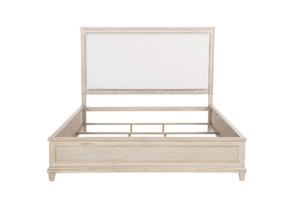 215921KE Pembroke 66-inch Eastern King Panel Bed Washed Oak