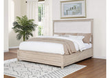 215921KW Pembroke 66-inch California King Panel Bed Washed Oak