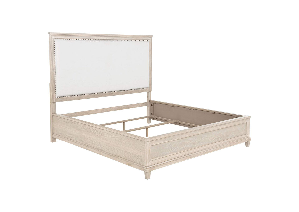 215921KW Pembroke 66-inch California King Panel Bed Washed Oak