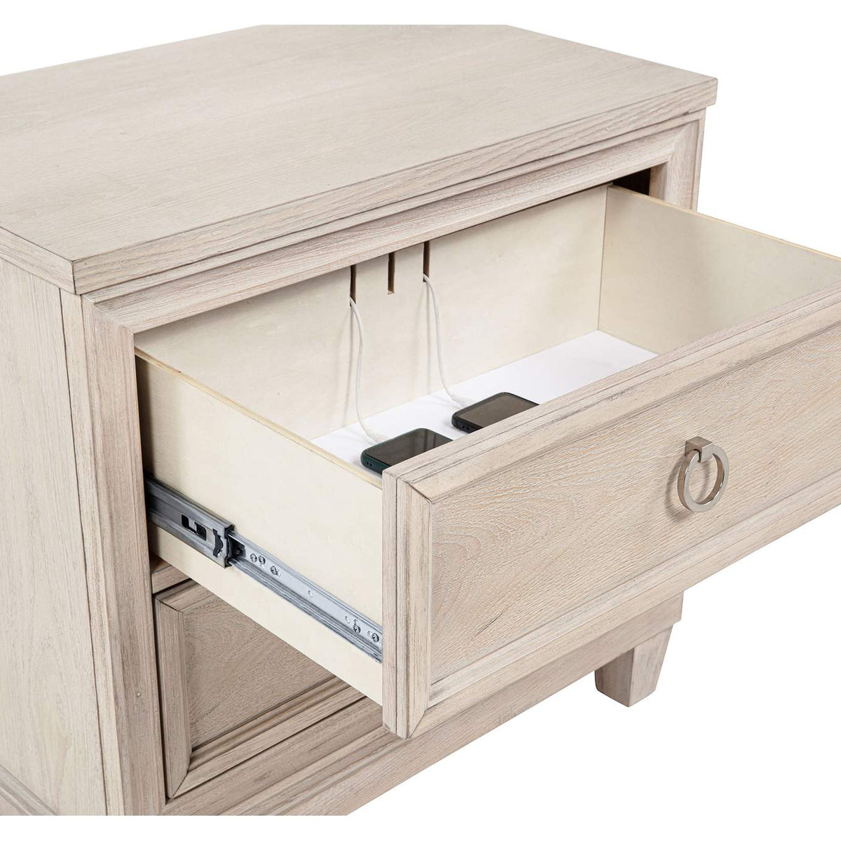 215921Q-S4 Pembroke 4-piece Queen Bedroom Set Washed Oak