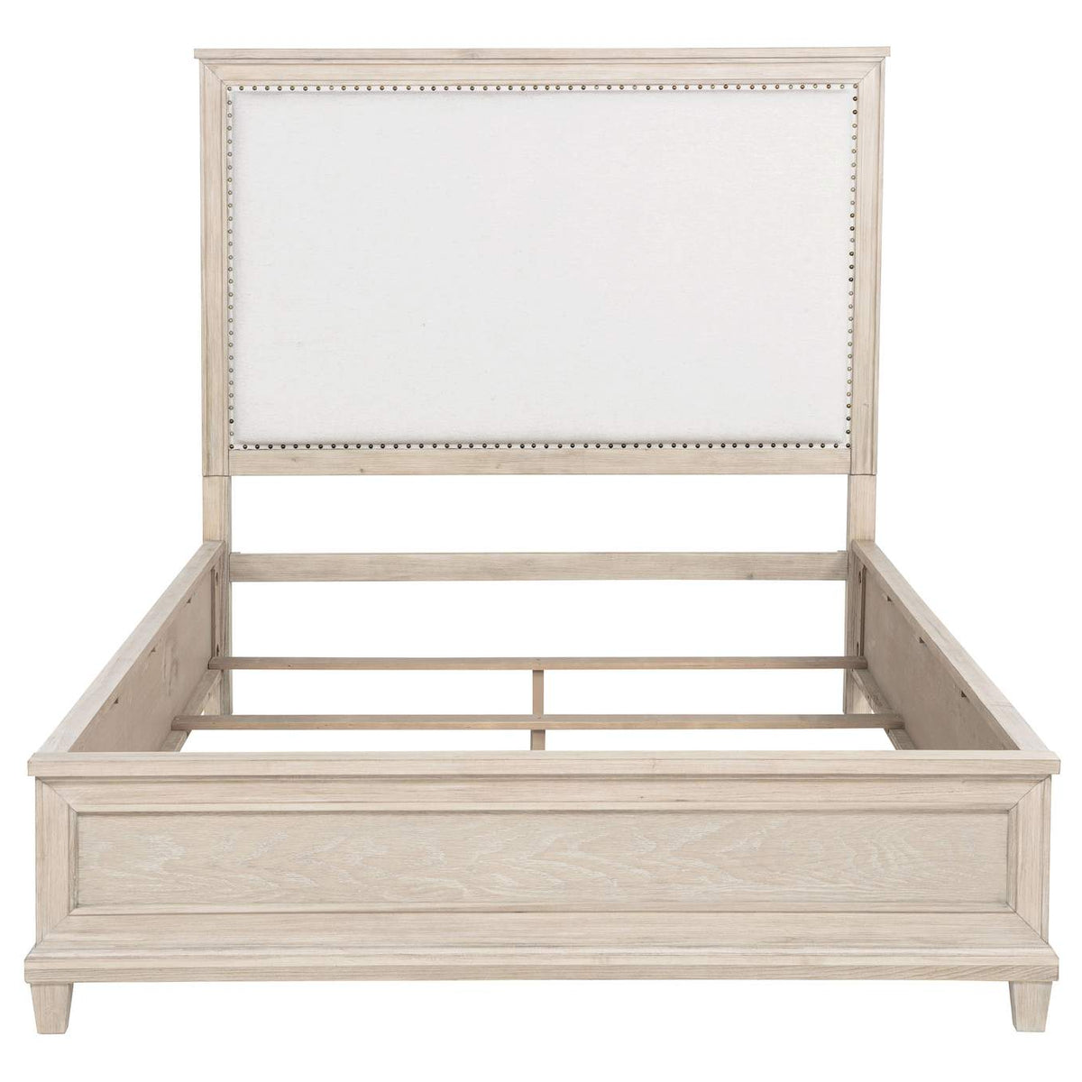 215921Q Pembroke 66-inch Queen Panel Bed Washed Oak