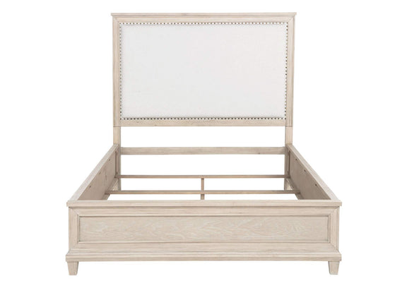 215921Q Pembroke 66-inch Queen Panel Bed Washed Oak