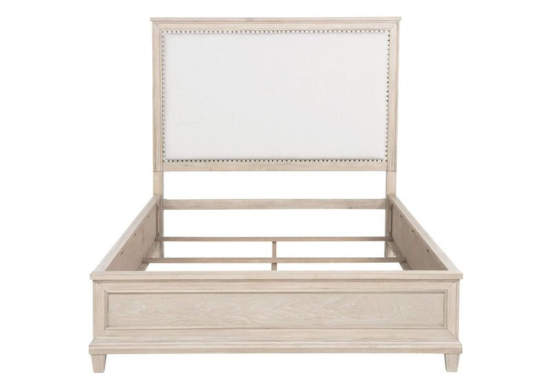 215921Q Pembroke 66-inch Queen Panel Bed Washed Oak