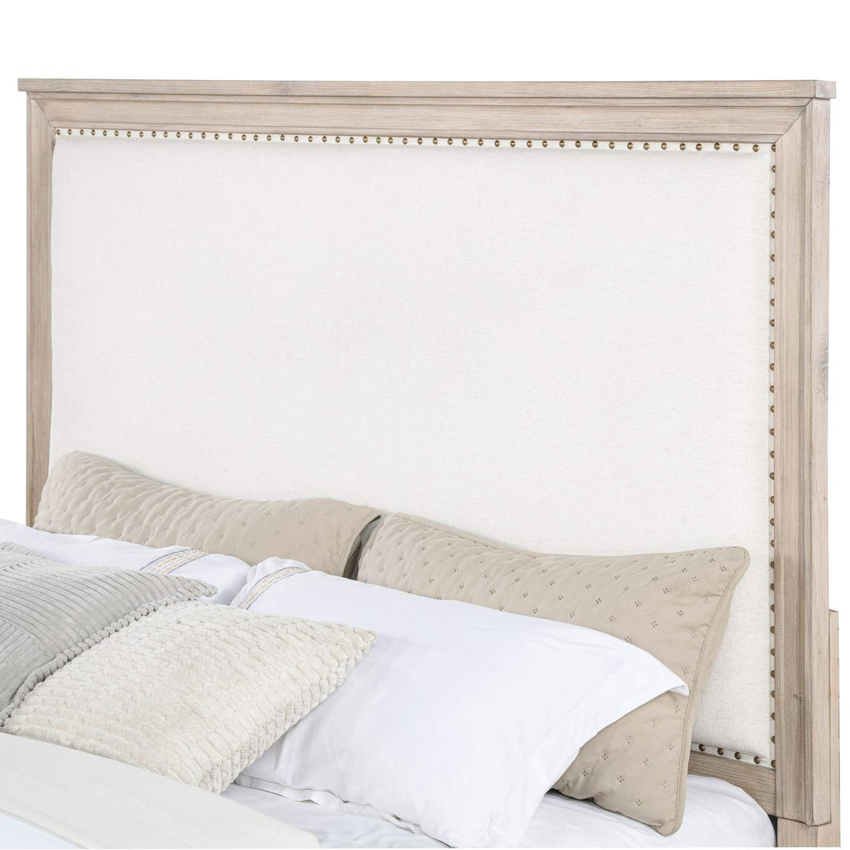 215921Q Pembroke 66-inch Queen Panel Bed Washed Oak