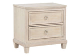 215922 Pembroke 2-drawer Nightstand Bedside Table Washed Oak