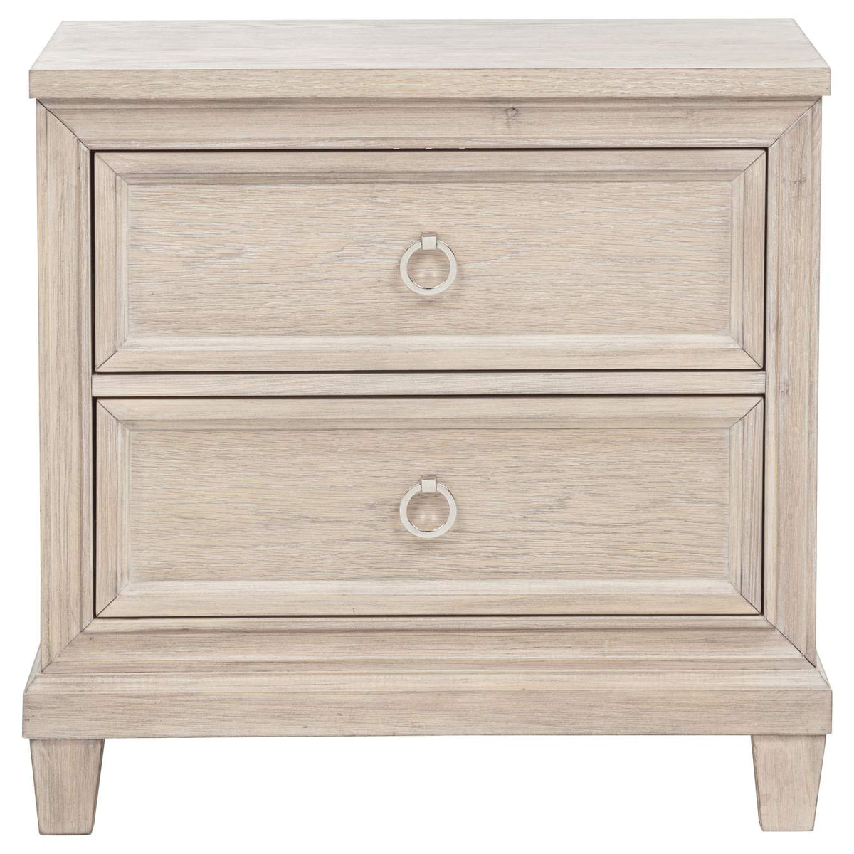 215922 Pembroke 2-drawer Nightstand Bedside Table Washed Oak